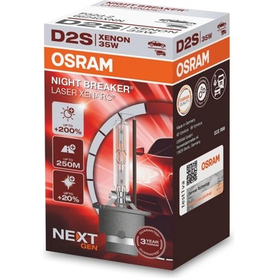 OSRAM ксенонова крушка D2S XENARC NIGHT BREAKER LASER +200% 1 бр (1659)