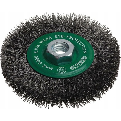 Kartáč kotoučový 115mm STALCO METRICKÝ ZÁVIT