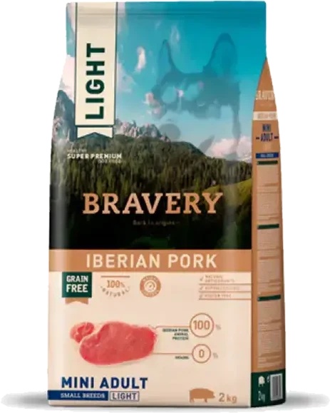 Bravery Adult Mini Light Iberian Pork 2 kg
