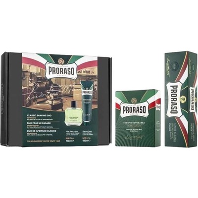Proraso Комплект Refreshing - Крем за бръснене и Афтършейв балсам, 150 + 100 ml