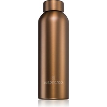 Waterdrop Thermo Steel Metal nerezová láhev na vodu barva Bronze Brushed 600 ml