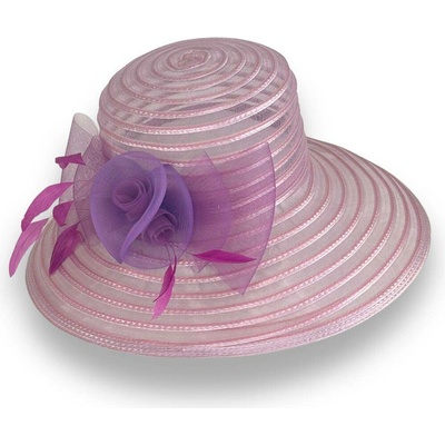 Krumlovanka Dámský slavnostní klobouk C-027 fialový