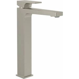 Villeroy & Boch Architectura Square висок смесител за умивалник, матиран никел, с Push-Open клапан (TVW12500200064)