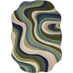 Flair Rugs Зелен ръчно изработен вълнен килим 140x200 cm Envy Wool - Flair Rugs (503119382663)
