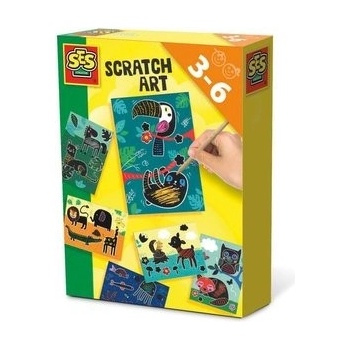 Ses Creative Holografické vyškrabávacie obrázky Hmyzia ríša 6 ks