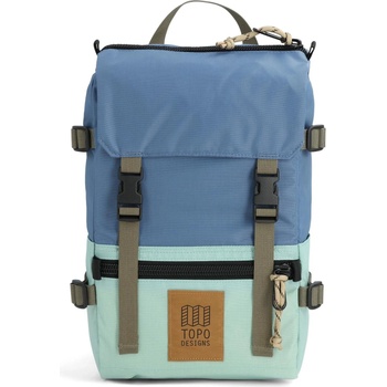 Topo Designs Дневна раница Topo designs Rover Pack Mini Recycled Daypack - Stone Blue / Ash Green - размер One Size (502-8703-1311)