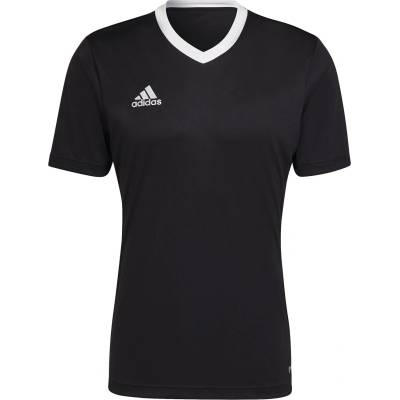 adidas Мъжка фланелка с къс ръкав Adidas Entrada 22 Short Sleeve Jersey Top Mens - Black