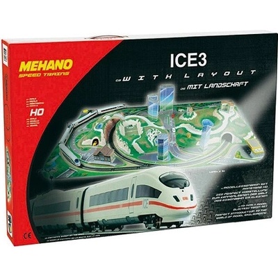 Elektronický vlak Mehano Train set - ICE 3 with layout