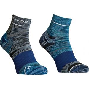 Ortovox Мъжки туристически чорапи Ortovox Alpine Quarter Socks Merino socks - Blue Nunatak - размер 45-47 (EU) (201-7475-0413)