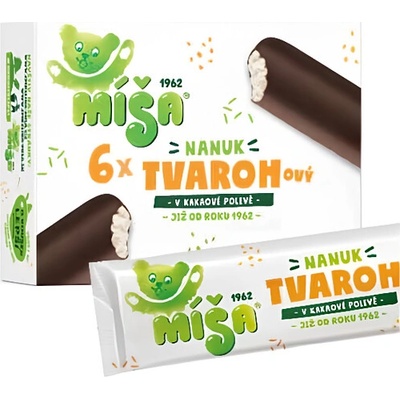 Míša Tvarohový nanuk multipack, 6 x 45 ml – Zbozi.Blesk.cz