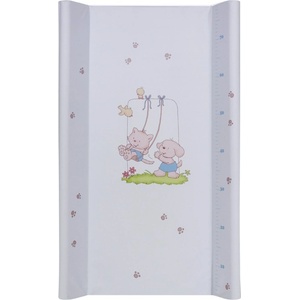 Lorelli Подложка за повиване с твърда основа Lorelli - Коте и куче, синя, 80 cm (10130150008) - ozone