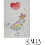  Ръчно изработена любовна картичка - Love Card #22 (LOVECARD22)