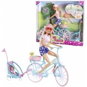 Simba Toys Doll Steffi Cycling Expedition