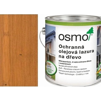 Osmo Natural Oil Woodstain 728 Red Cedar - Защитно лазурно масло 0.75л (4024)