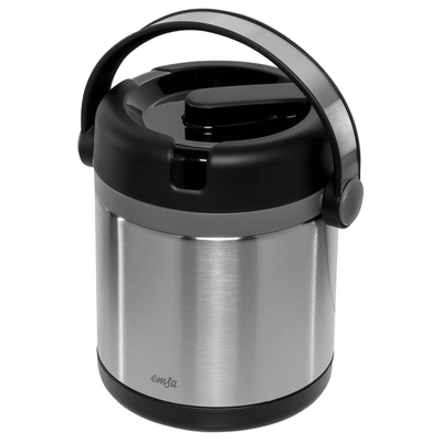 emsa 509244 кутия за хранителни продукти 1, 2 Д Антрацит, Черен, Неръждаема стомана (509244) (509244)