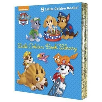 Paw Patrol Little Golden Book Library (Paw Patrol): Itty-Bitty Kitty Rescue; Puppy Birthday! ; Pirate Pups; All-Star Pups! ; Jurassic Bark!