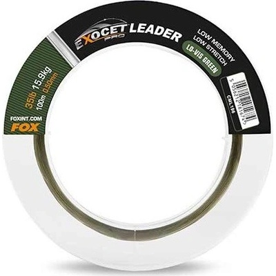 Fox Exocet Pro Low Vis Green Leader 100 m 0,50 mm 15,9 kg