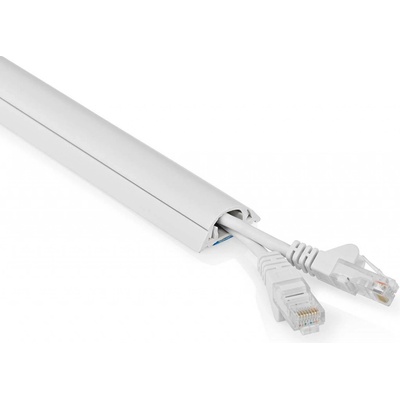Nedis Kabelová lišta pro kabely do 12 mm PVC 1.5 m bílá CMDT3312WT1500 – Zboží Živě