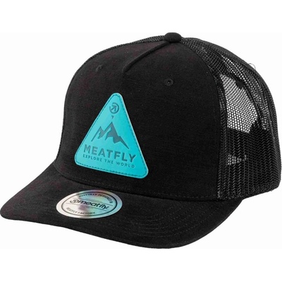 Meatfly Hawkye Trucker Black Peak