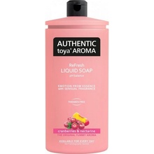 Authentic Toya Aroma Cranberries & Nectarine tekuté mýdlo náhradní náplň 600 ml