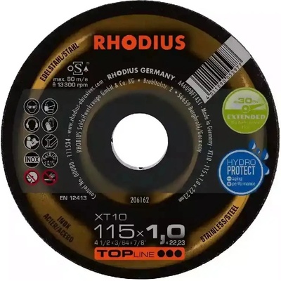 Rhodius Rezný kotúč 115 x 1,0 x 22,23 mm 206162