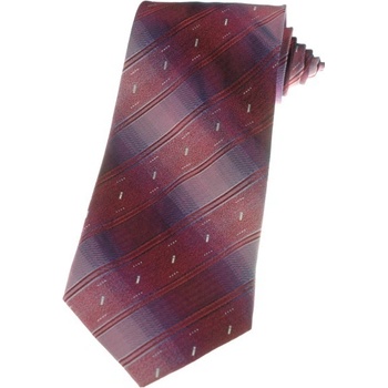 Kravata svetločervená s pásmi svetločervená