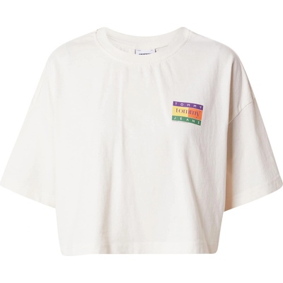 Tommy Jeans Тениска 'SUMMER FLAG' бяло, размер XS