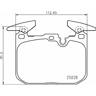 BREMBO Sada brzdových doštičiek P 06 098