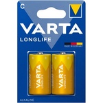 VARTA LONGLIFE батерия с дълъг живот C/baby, алкална, 2 бр. в опаковка 4114101422 (4114101422)