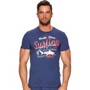 Fabio pánské tričko Hard 09/1-82/06+806 melír modrá
