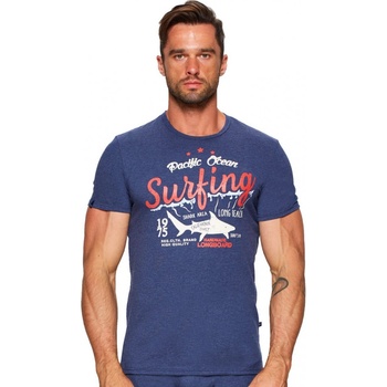 Fabio pánské tričko Hard 09/1-82/06+806 melír modrá