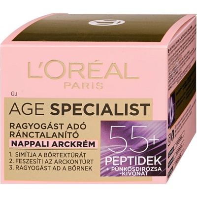 L'Oréal Paris Age Specialist 55+ Anti-Wrinkle Brightening Care 50 ml – Zboží Dáma