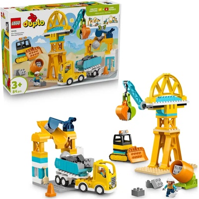 LEGO® DUPLO® Town 10476 Stavenisko a vozidlá