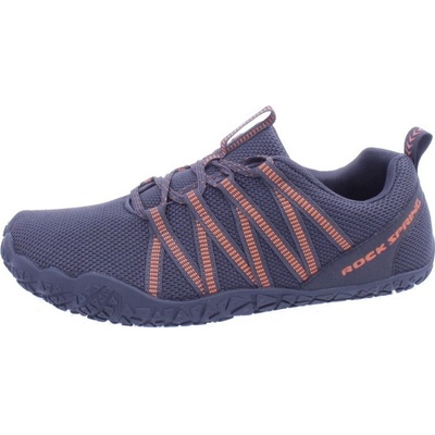 Rock Spring pánské barefoot sportovní boty šedé s oranžovým pruhem