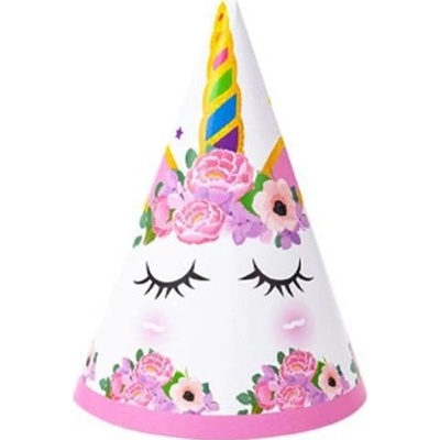 Cakesicq Párty papírová čepička Unicorn 6ks – Zboží Dáma