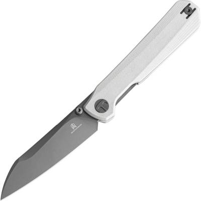 Bestechman Curvee AEB-L Grey PVD with White G10 handle BMK20D