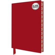 Ruby Red Blank Artisan Notebook (Flame Tree Journals)