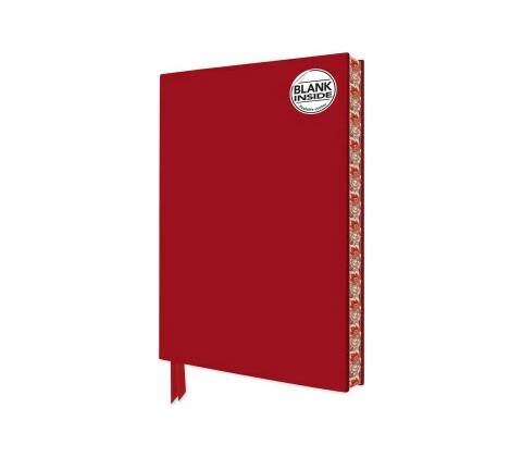 Ruby Red Blank Artisan Notebook (Flame Tree Journals)