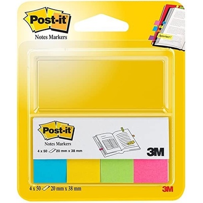 3M Bloček značkovací Post-it 20x38 4 x 50l ultra (670/4U)