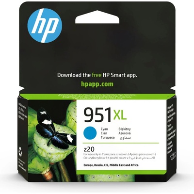 HP Тонер касета, HP, CN046AE Nr. 951XL, Cyan XL (CN046AE)