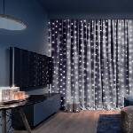 Brilagi - LED Коледна завеса 300xLED/8 функции/3xAA/USB 1, 2м студено бяла (BG0379)