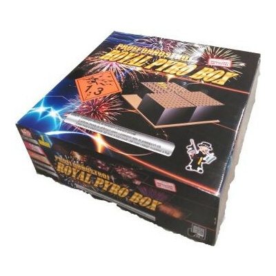 Profi zložený Ohňostroj ROYAL PYRO BOX 164 RÁN 1/1