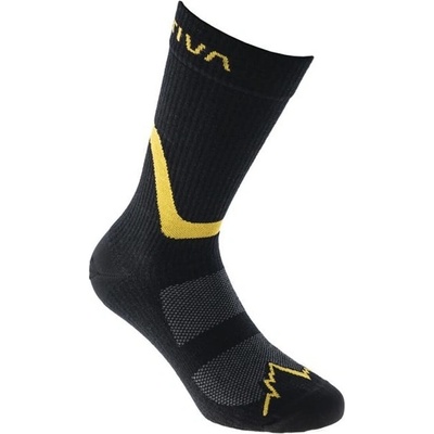 La Sportiva ponožky Hiking Socks black/yellow