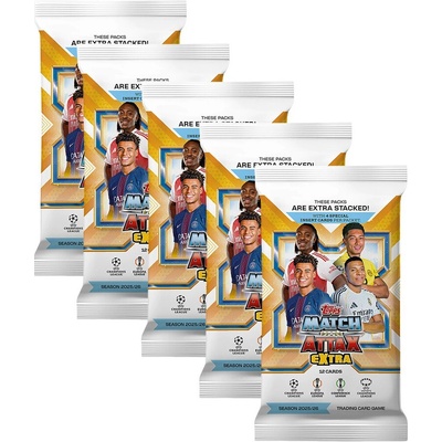 Topps CHAMPIONS LEAGUE EXTRA 2025/26 5x balíčků