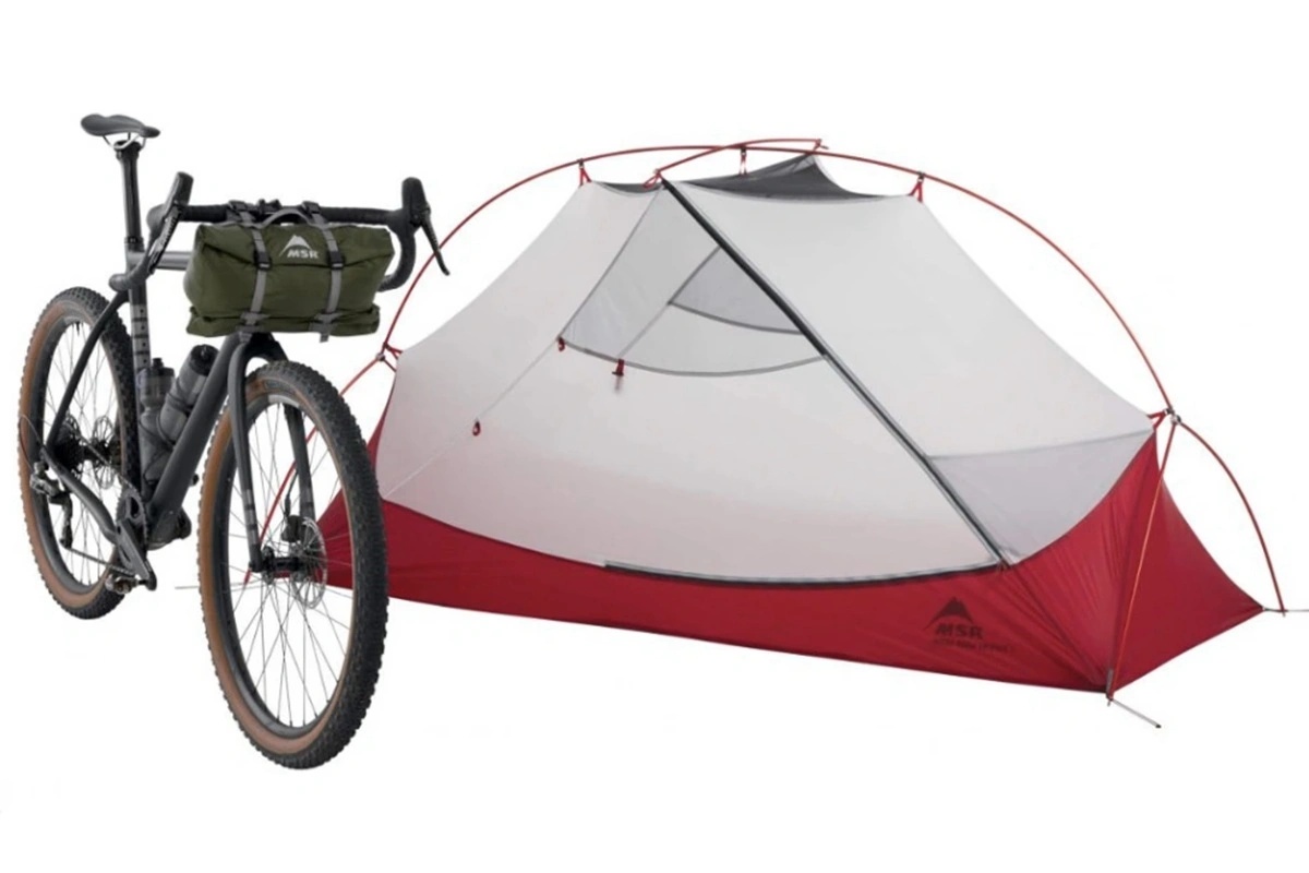 Cyklistický stan MSR Hubba Hubba Bikepack pro jednoho