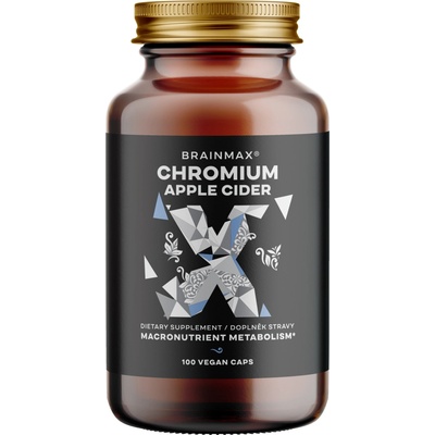 BrainMax Chromium & Apple Cider 100 rastlinných kapsúl