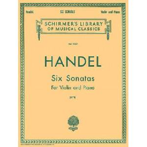 Six Sonatas: Schirmer Library of Classics Volume 1545 Violin and Piano | George Friederic Handel, A. Betti (ISBN: 9781458410429)