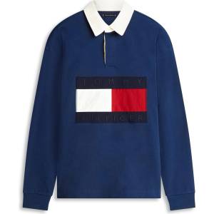 Tommy Hilfiger Блуза с яка Tommy Hilfiger Men's Rugby Polo Shirt - Carbon Navy