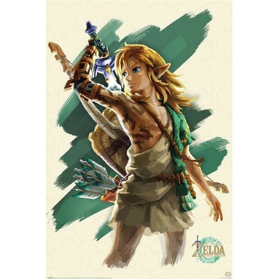 Plagát, Obraz - The Legend Of Zelda: Tears Of The Kingdom - Link Unleashed, 61 × 91.5 cm