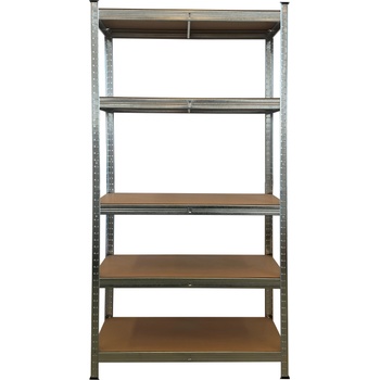 WORKEE Метален стелаж WORKEE 180x40x90 см, 5 MDF рафта х 175 кг (141651)
